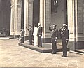 Observing Honor Guard at the Mexican Presidential Palace