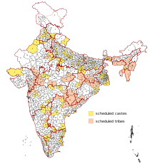 The map of 543 Lok Sabha constituencies in which elections are conducted for the current 17th Lok Sabha Wahlkreise in Indien.svg