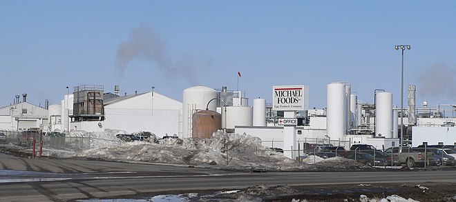 Michael Foods egg-processing plant in Wakefield, Nebraska