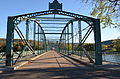 Looking down the Washington Street Bridge.