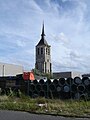 Ce qui reste de Wilmarsdonk : le clocher de l'église Saint Laurent.