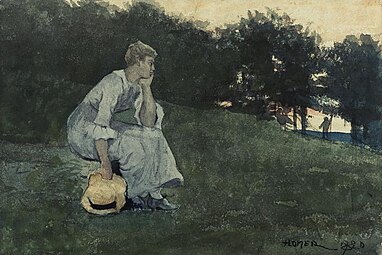 Waiting, 1880