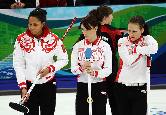 Russian curlers at the 2010 Winter Olympics