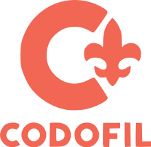 Wordmark of Conseil Pour le Développement du Français en Louisiane (CODOFIL).svg