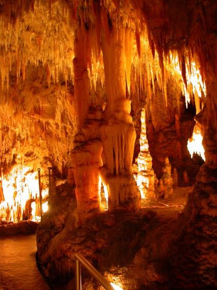 Jersey Cave is one of Australia's most colourful caves