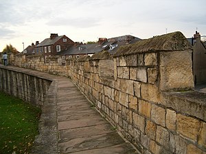 Stadsmuur van York, nog grotendeels intact