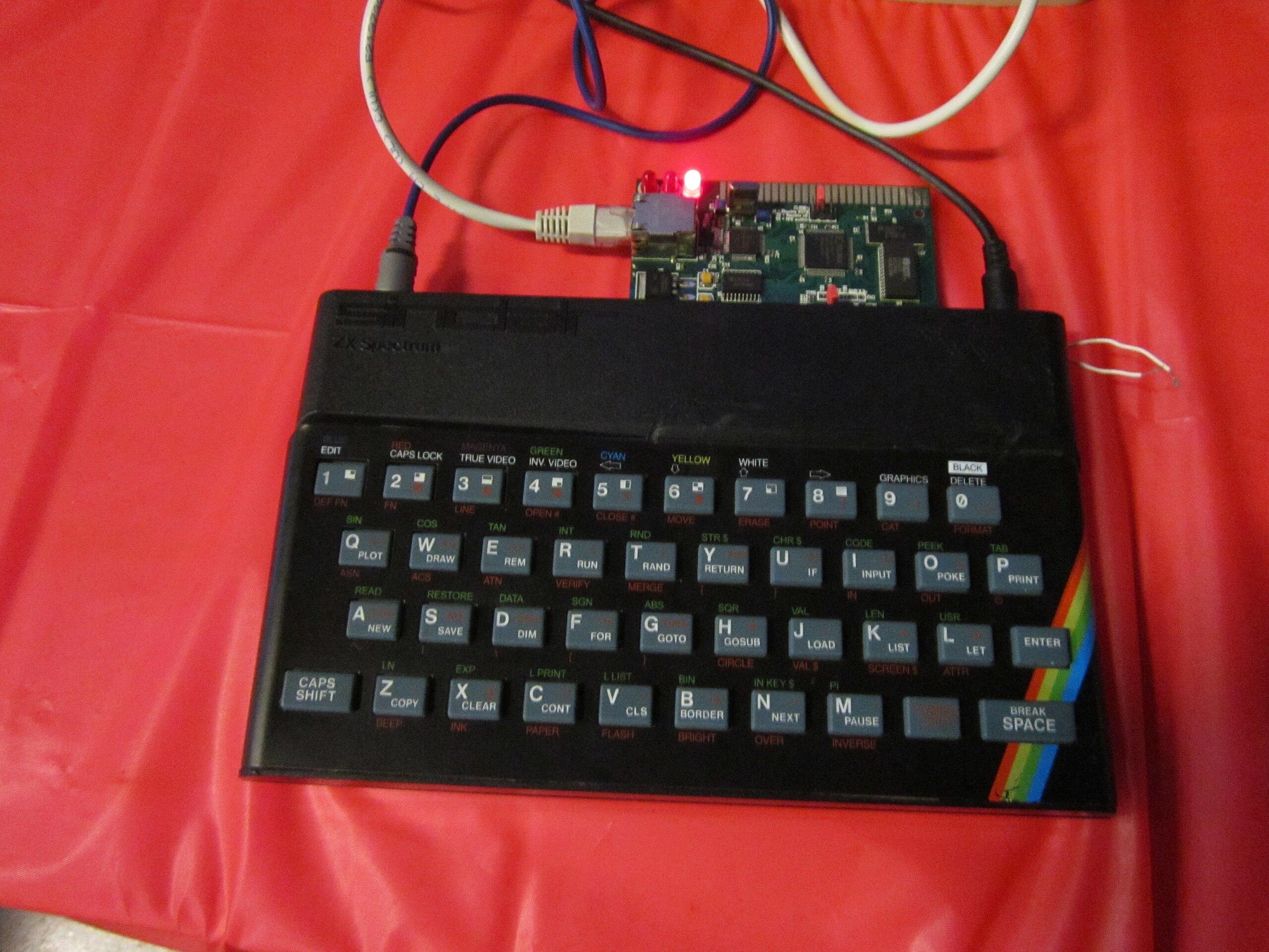 File:ZX Spectrum with Spectranet Ethernet interface at Play Expo 