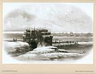 Карло Боссоли. Перекоп. 1856 Мост и остатки ворот Ор-капу