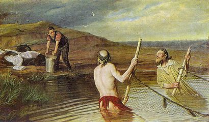 Pescadores.  1879. Museo de Arte de Nizhny Novgorod