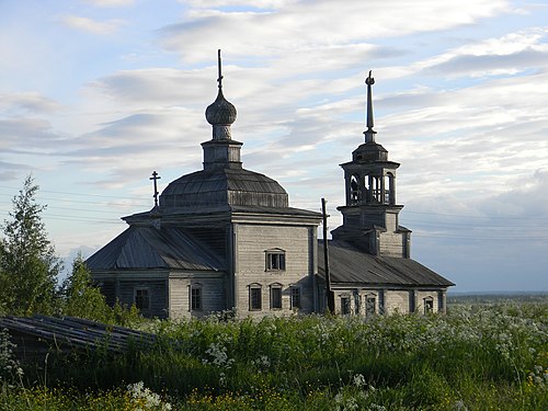 182. Никольская церковь, Сырья, Онежский район Автор — Alex Givengot