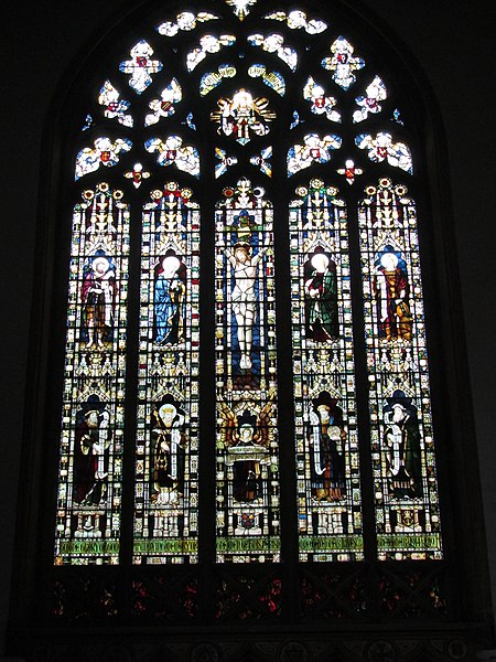 File:-2019-07-08 East window, Parish church of Saint Nicholas, North Walsham.JPG