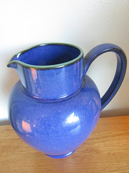 Contemporary stoneware jug by Denby