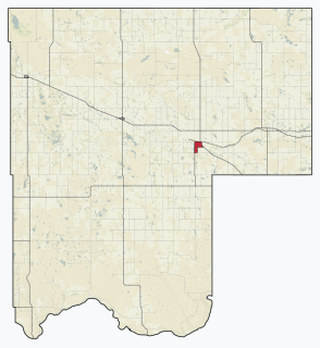 Oyen Town in Alberta, Canada