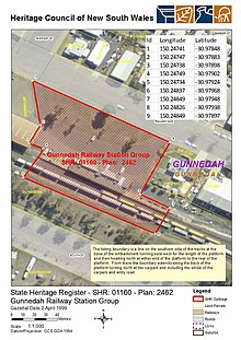 Heritage boundaries 1160 - Gunnedah Railway Station group - SHR Plan No 2462 (5012046b100).jpg