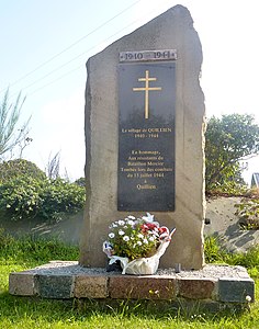 Monument aux morts de Quillien à Tourch.