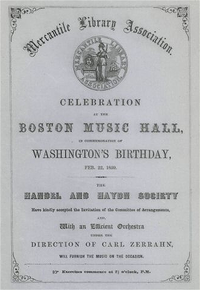 1859 Washington's Birthday celebration at the Boston Music Hall 1859 WashingtonsBirthday HHS BostonMusicHall.png