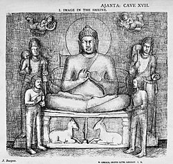 The Buddha in Cave 17 sanctum