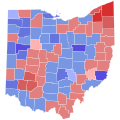 1883 Ohio Gubernatorial Election by County