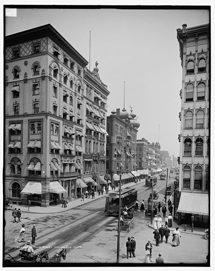 Main Street in Springfield, 1908