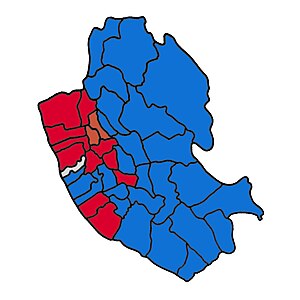 1949 Dewan Kota Liverpool hasil pemilu map.jpg