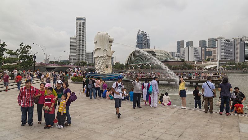 File:2016 Singapur, Downtown Core, Merlion (01).jpg