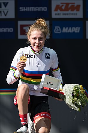 20180927 UCI Road World Championships Innsbruck Women Juniors Road Race Laura Stigger 850 0408.jpg