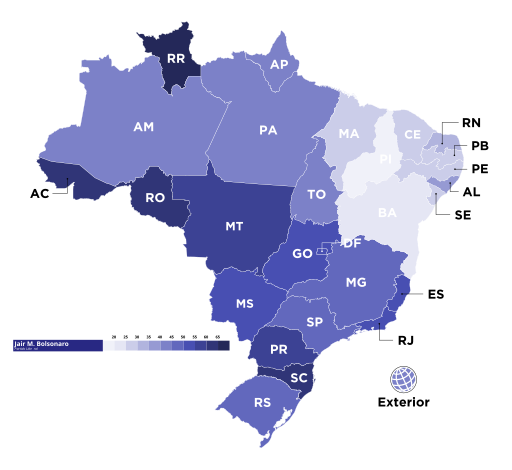 File:2022 Brazil Presidential Election, Bolsonaro Round 1.svg