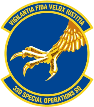 <span class="mw-page-title-main">33rd Special Operations Squadron</span> Military unit