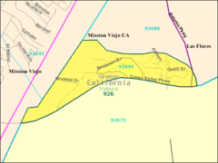 The 92694 ZCTA is statistically equivalent to Ladera Ranch. This is a map of what was completed in 2000. 92694LM.png