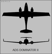 ADS Dominator II two-view silhouette.png