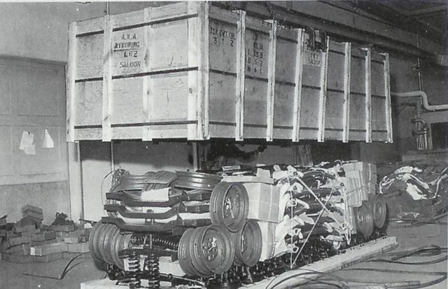 CKD kit as delivered to AB Nyköpings Automobilfabrik for assembly, probably a Plymouth
