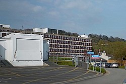 A Vanguard Mobile Theatre at North Devon District Hospital (geograph 2880468).jpg