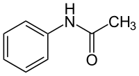 Structuur van N-fenylaceetamide