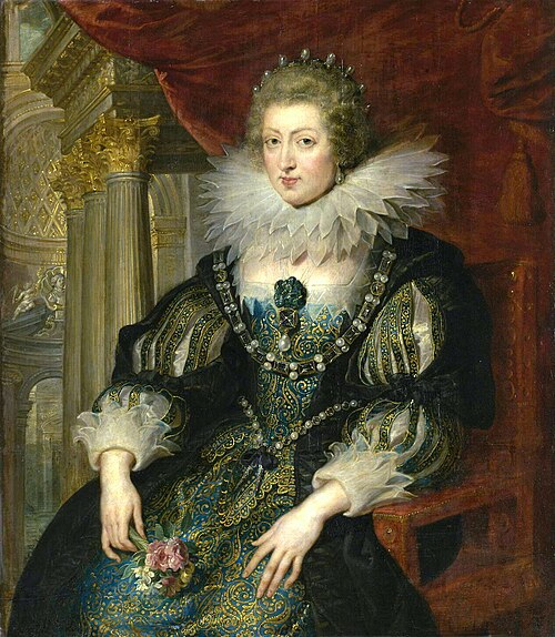 After Rubens - Anne of Austria, Queen of France - Louvre INV 1794.jpg