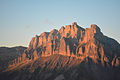 L'aiguille de Varan (le sommet le plus à droite).