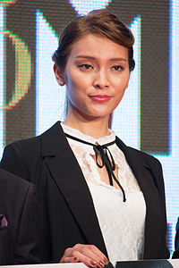 Akimoto Sayaka "Bikuu The Movie" lors de la cérémonie d'ouverture du 28e Festival international du film de Tokyo (22439115431) .jpg