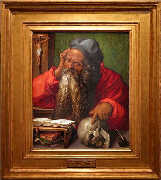 File:Albrecht dürer, san girolamo nello studio, 1521, 01.jpg