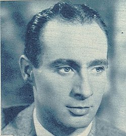 L'actor Alfredo Mayo, en una imachen de 1942