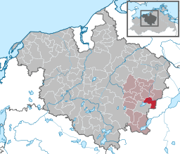 Läget för kommunen Alt Sührkow i Landkreis Rostock
