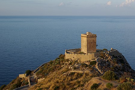 Italy, Sicily, Altavilla Milicia, Torre Normanna