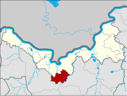 District de Sakhrai - Carte