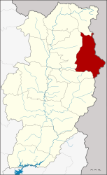 District de Bo Kluea - Carte