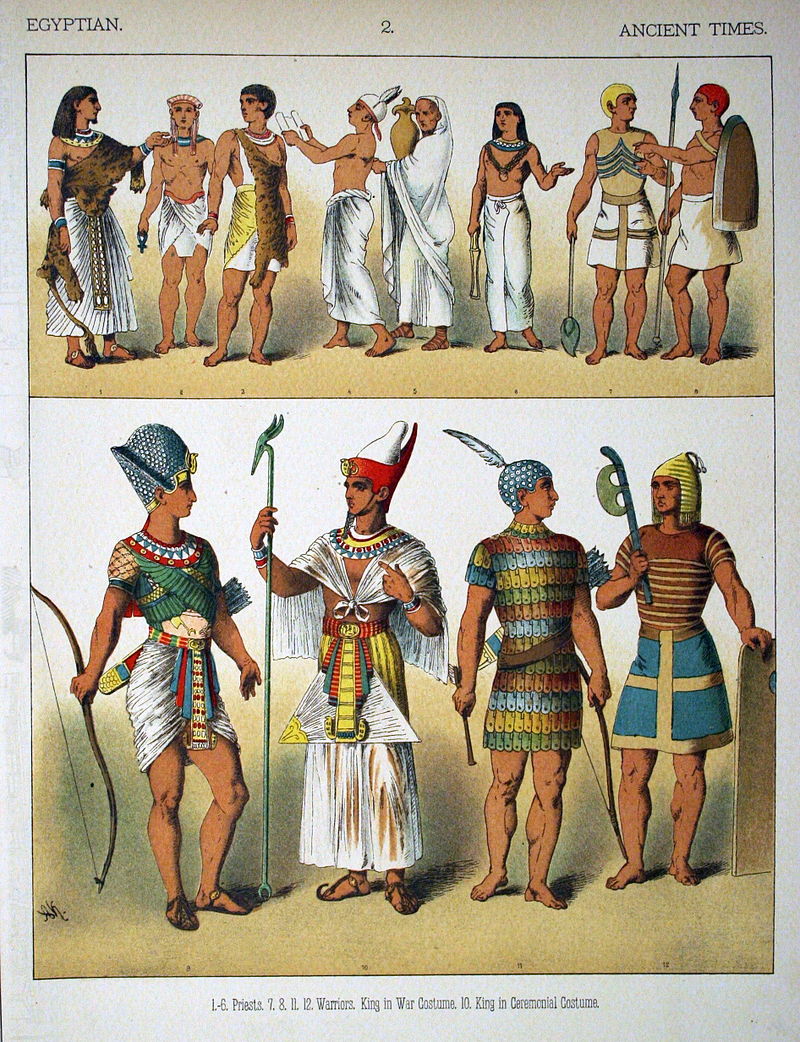 Ancient Times, Egyptian. - 002 - Costumes of All Nations (1882).JPG