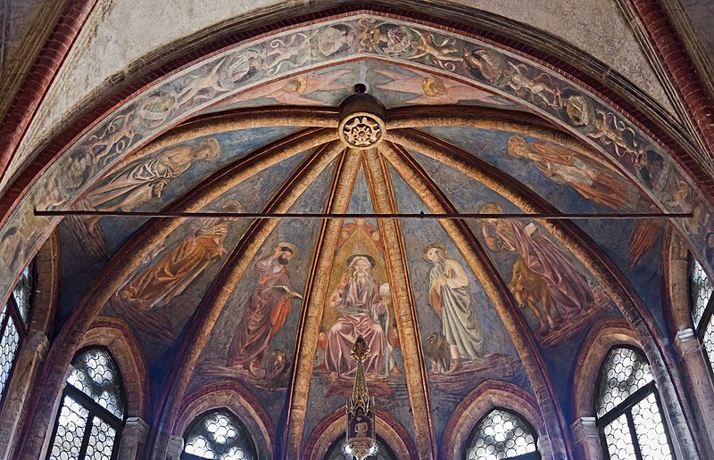 File:Andrea del Castagno fresques de la voûte absidale église San Zaccaria de Venise.jpg