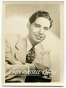 Capitol Records recording artist Andy Russell