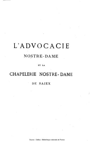 File:Anonyme - L’Advocacie Nostre Dame.djvu