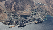 Aqaba Container Terminal, location
29deg17'N 34deg35'E / 29.28degN 34.58degE / 29.28; 34.58 Aqaba container terminal.png