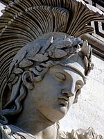"La Paix" (détail) par Antoine Étex - Haut-relief du pilier Nord-Ouest de l'arc de Triomphe de l'Étoile à Paris.