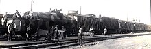 Russian armored train in 1926 in Nechaev's detachment Armored-train1.jpg