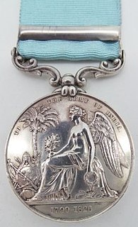 <span class="mw-page-title-main">Army of India Medal</span> Award